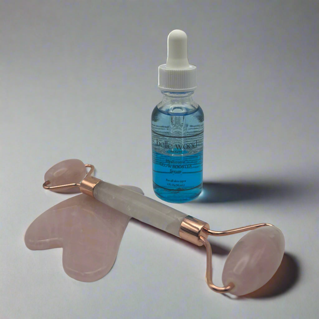 Rose Quartz Gua Sha Kit