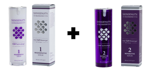Step 1 Regenerative Serum & Step 2 Restorative Serum DUO